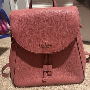 Kate Spade Pink Leather Backpack
